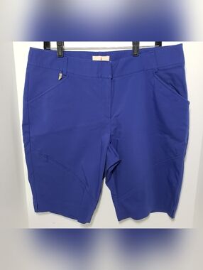 Sport Haley Royal Blue Performance Golf Shorts Size 16